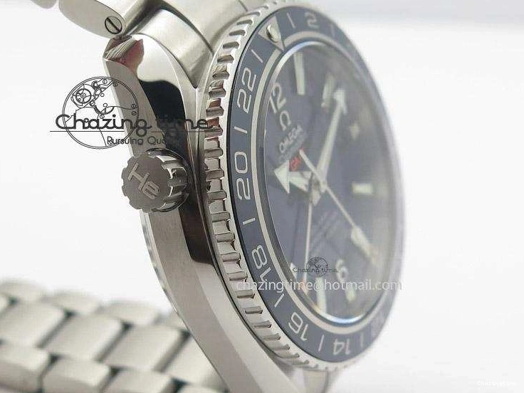 0326 Planet Ocean GMT 42mm V6F Best Edition Blue Bezel Blue Dial On SS Bracelet A ModernLook 8274